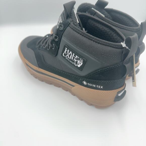 Vans Half Cab Gore-Tex MTE-3 Black/Gum Mid-Top Sneakers Men\'s Size 7/Womens 8.5